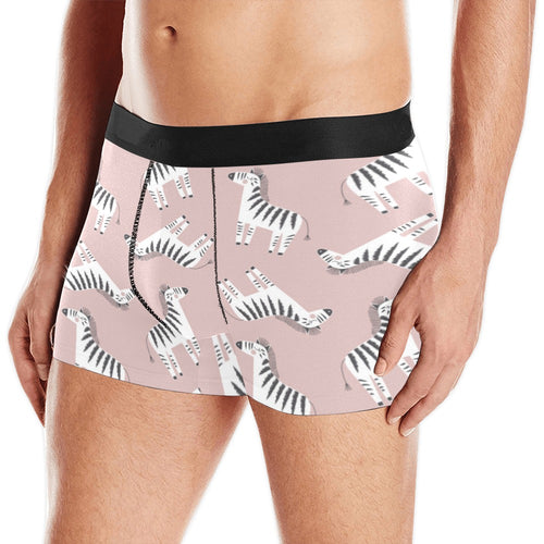 Cute zebra pattern Men's All Over Print Boxer Briefs Men's Underwear