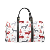 Deer tree snowflakes chrismas pattern Travel Bag