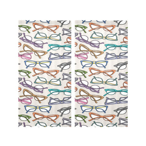 Sun Glasses Pattern Print Design 01 Gauze Curtain