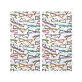 Sun Glasses Pattern Print Design 01 Gauze Curtain