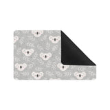 Cute koala leaves pattern Doormat