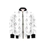 Penguin pattern Kids' Boys' Girls' Bomber Jacket