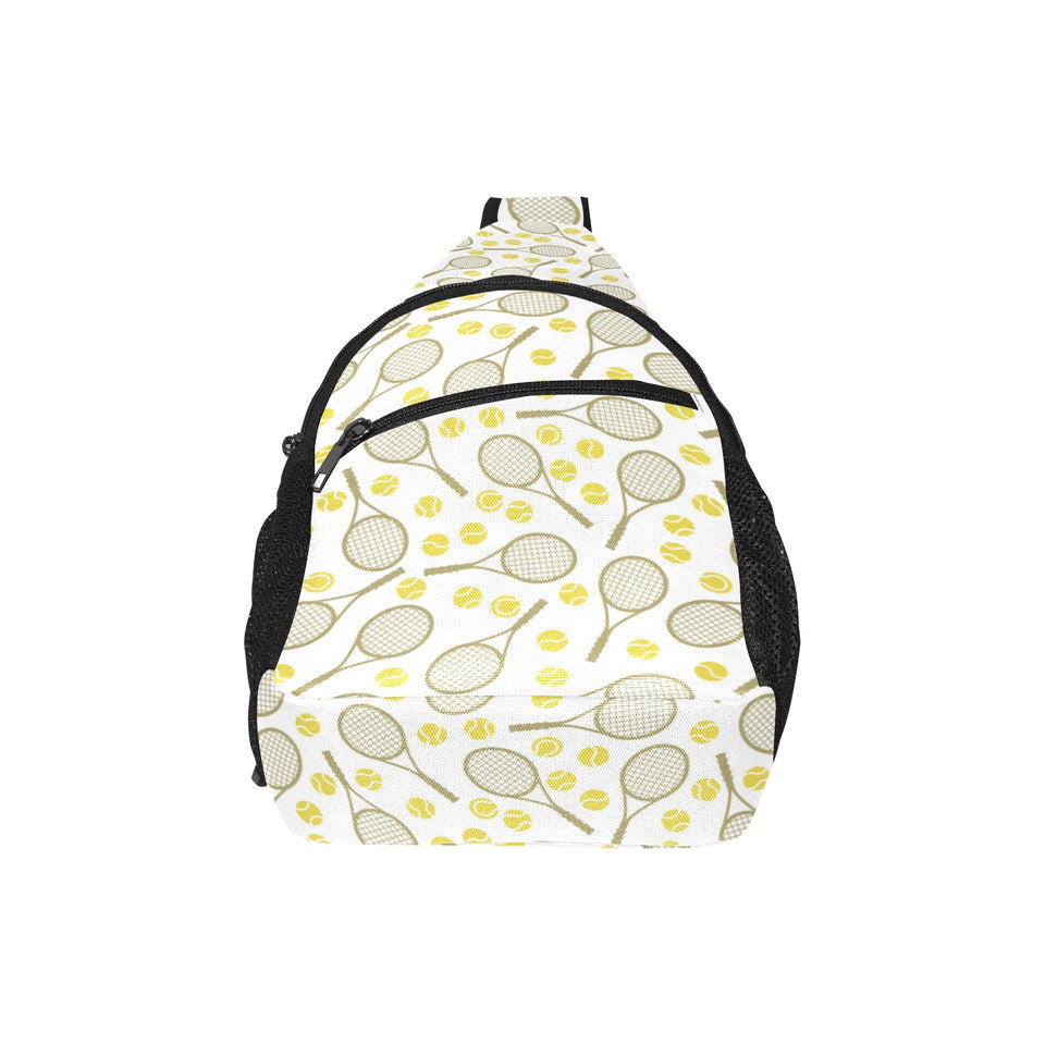 Tennis Pattern Print Design 02 All Over Print Chest Bag