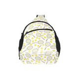 Tennis Pattern Print Design 02 All Over Print Chest Bag