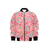 Colorful candy pattern Kids' Boys' Girls' Bomber Jacket