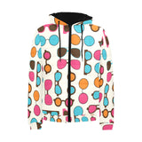 Sun Glasses Pattern Print Design 03 Men's Padded Hooded Jacket