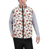 Ladybug Pattern Print Design 05 Men's Padded Vest