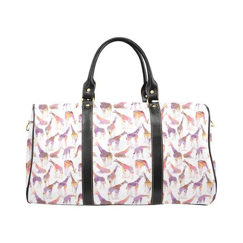 Giraffe Pattern Print Design 02 Travel Bag