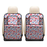 British Pattern Print Design 01 Car Seat Back Organizer