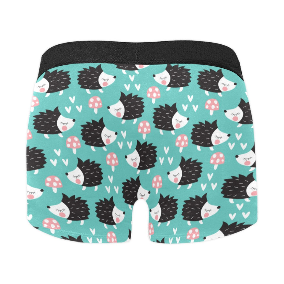 Hedgehog Pattern Print Design 03 Men's All Over Print Boxer Briefs Men's Underwear
