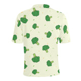 Broccoli pattern Men's All Over Print Polo Shirt