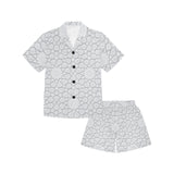 arabic star pattern Kids' Boys' Girls' V-Neck Short Pajama Set