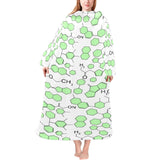 Chemistry Periodic Table Pattern Print Design 03 Blanket Robe with Sleeves