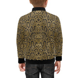 Snake skin pattern Kids' Boys' Girls' Bomber Jacket