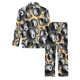 Billiard Ball Pattern Print Design 04 Men's Long Pajama Set