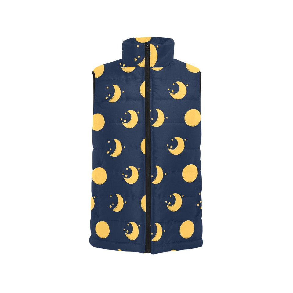 Moon star pattern Men's Padded Vest