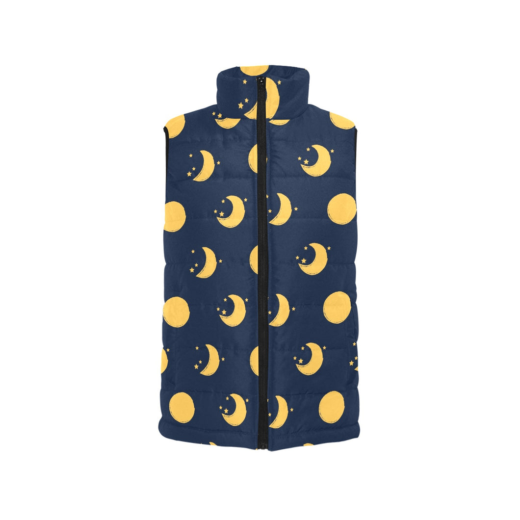 Moon star pattern Men's Padded Vest