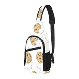 Sketch style cookie pattern All Over Print Chest Bag