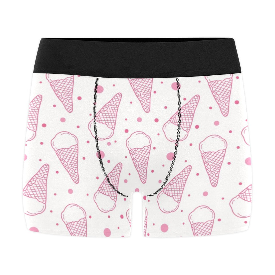Hand drawn ice cream pattern Men's All Over Print Boxer Briefs Men's Underwear