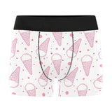 Hand drawn ice cream pattern Men's All Over Print Boxer Briefs Men's Underwear