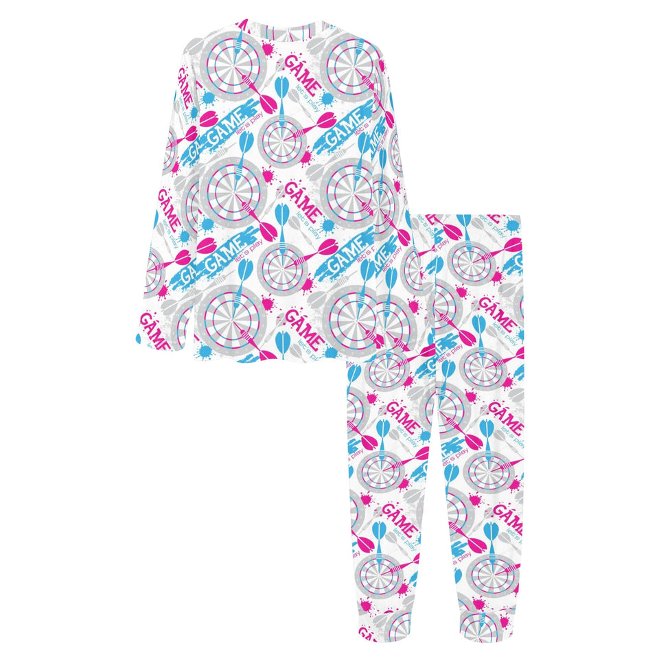 Darts Pattern Print Design 01 Women's All Over Print Pajama Set