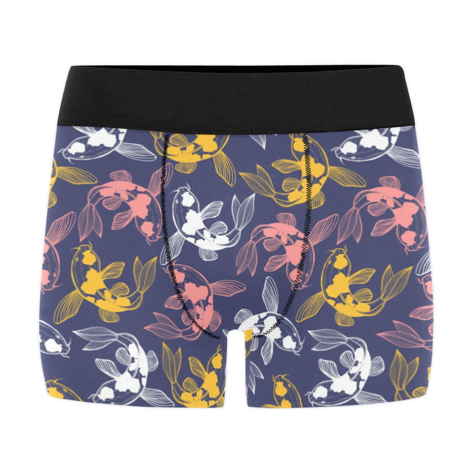 Koi Fish Carp Fish pattern Men's All Over Print Boxer Briefs Men's Underwear