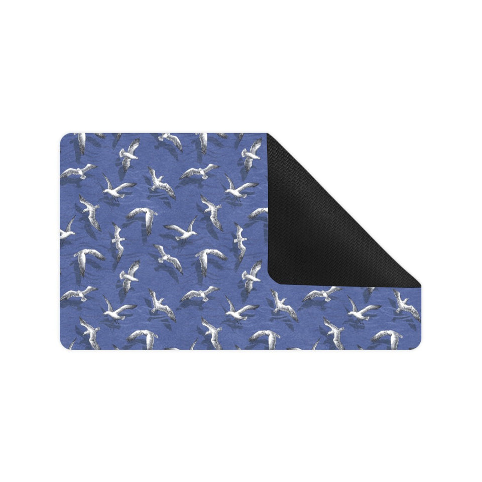 Seagull Pattern Print Design 03 Doormat