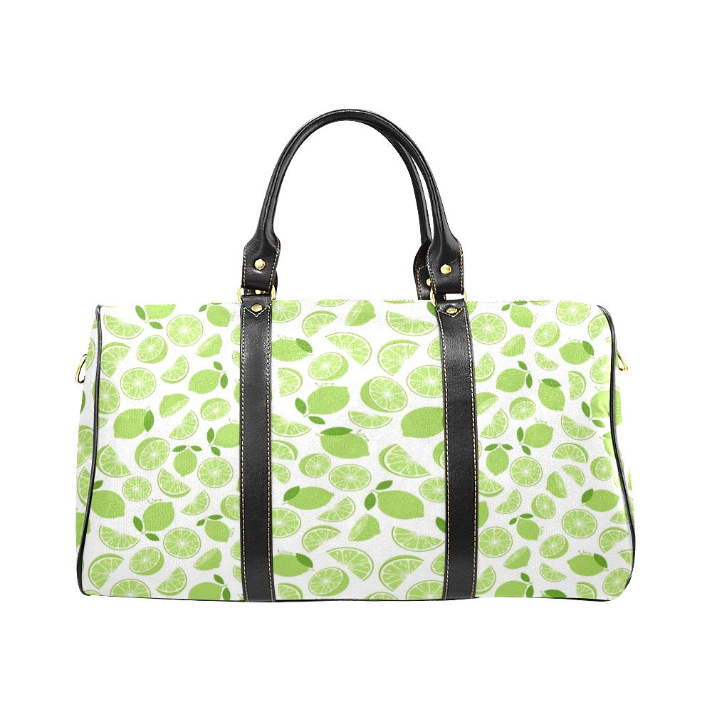 Lime design pattern Travel Bag