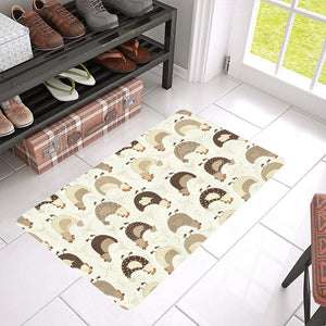 Cute rooster chicken cock Doormat