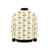 Pancake Pattern Print Design 03 Kids' Boys' Girls' Bomber Jacket