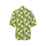 Ladybug Pattern Print Design 01 Women's All Over Print Hawaiian Shirt