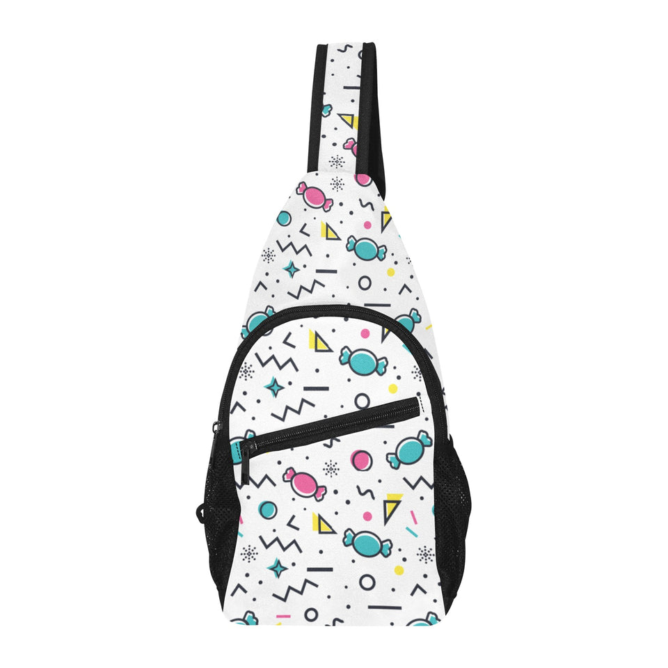 Candy design pattern All Over Print Chest Bag