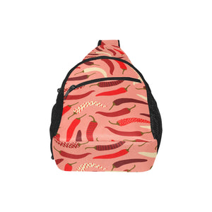 Beautiful Chili peppers pattern All Over Print Chest Bag
