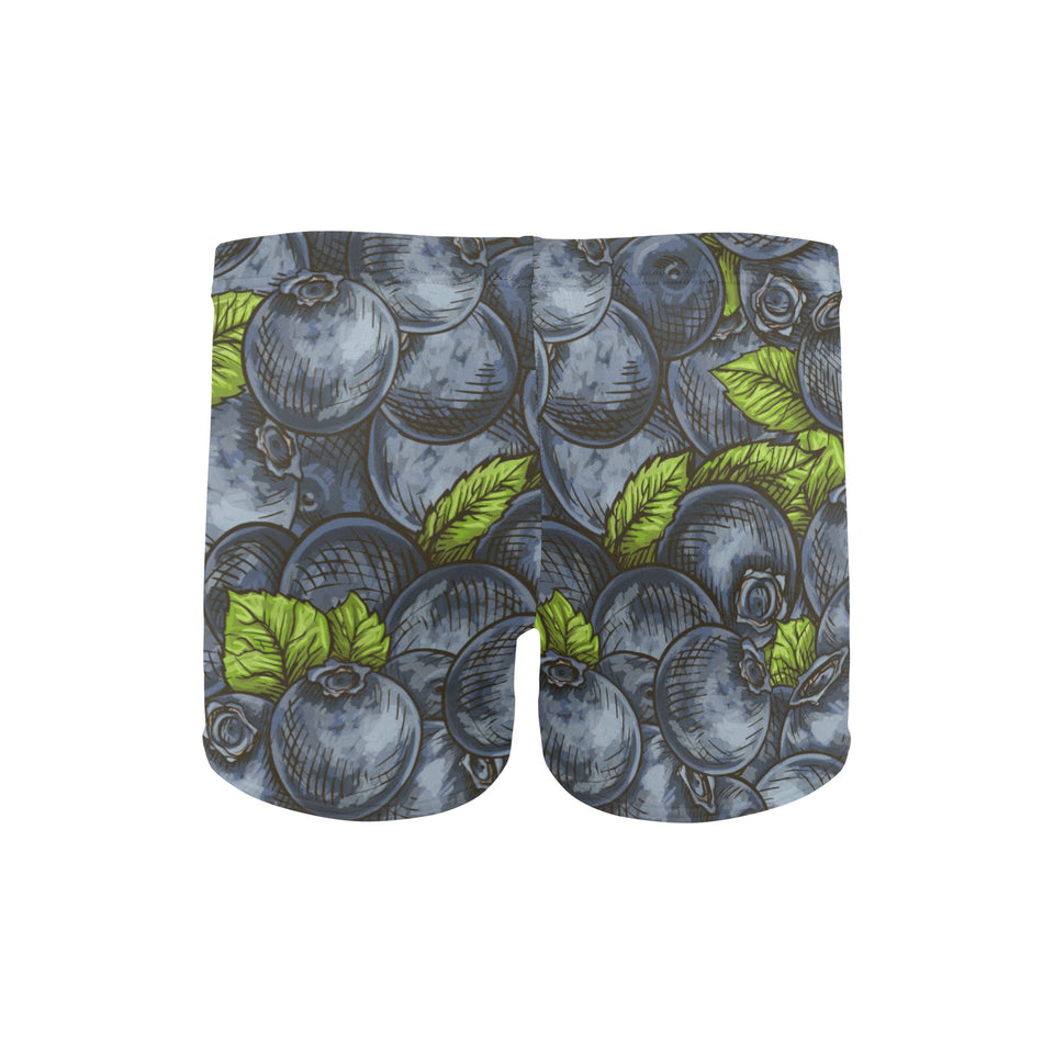 blueberry pattern Men's Swimming Trunks