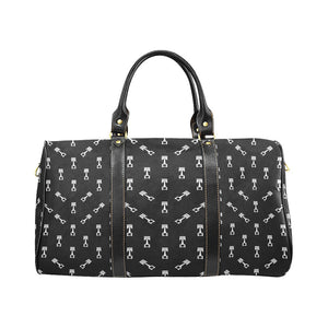 Engine Piston Black Theme Pattern Print Design 03 Travel Bag