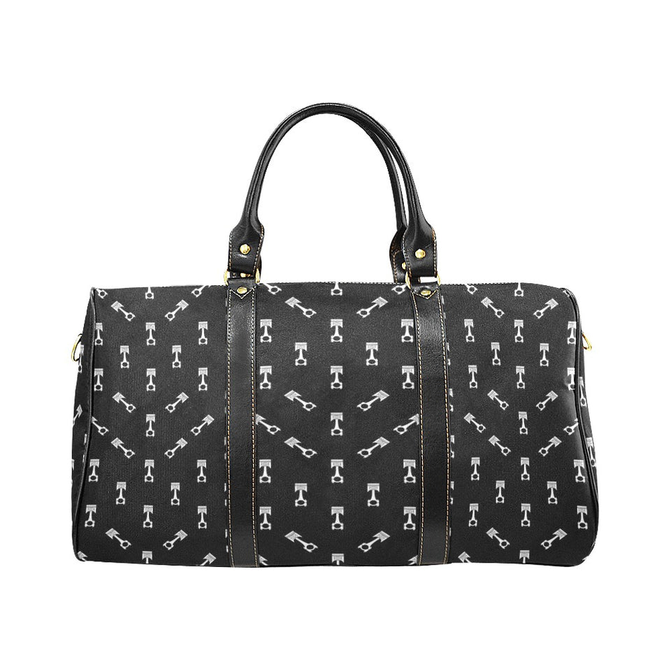 Engine Piston Black Theme Pattern Print Design 03 Travel Bag