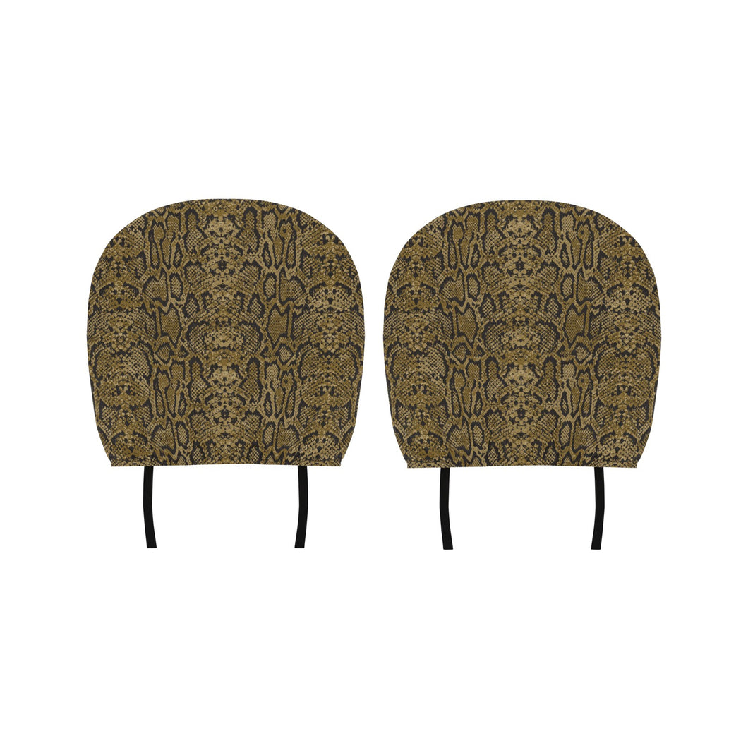 Snake skin pattern Car Headrest Cover