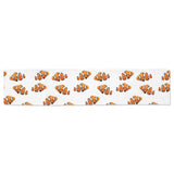 Clown Fish Pattern Print Design 03 Table Runner