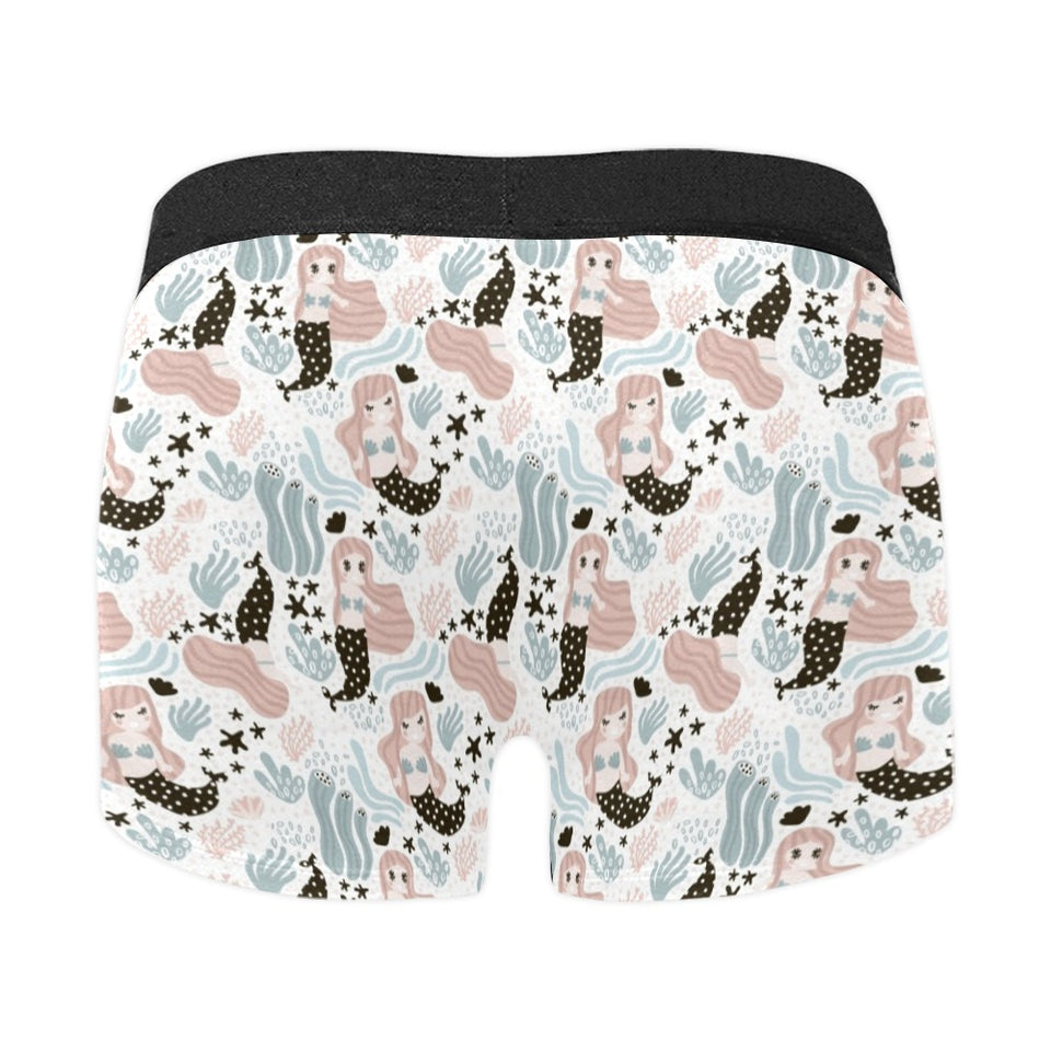 cute mermaid pattern Men's All Over Print Boxer Briefs Men's Underwear