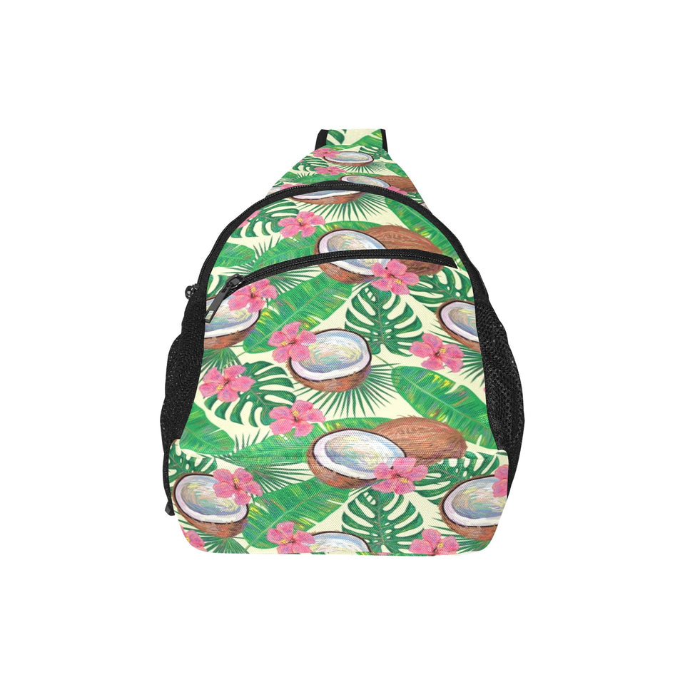 Coconut Pattern Print Design 01 All Over Print Chest Bag