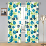 blueberry flower pattern Gauze Curtain
