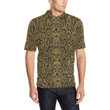 Snake skin pattern Men's All Over Print Polo Shirt