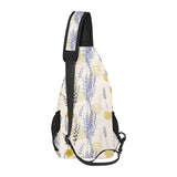 Lavender modern pattern blackground All Over Print Chest Bag