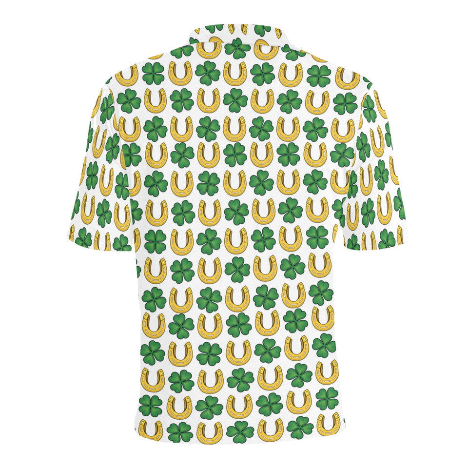 Horseshoes Pattern Print Design 04 Men's All Over Print Polo Shirt