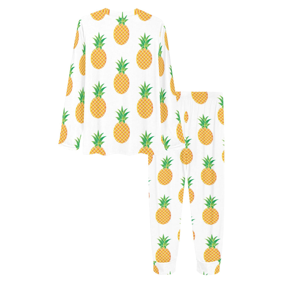 Pineapples pattern Women's All Over Print Pajama Set