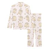cute owl leaf Women's Long Pajama Set