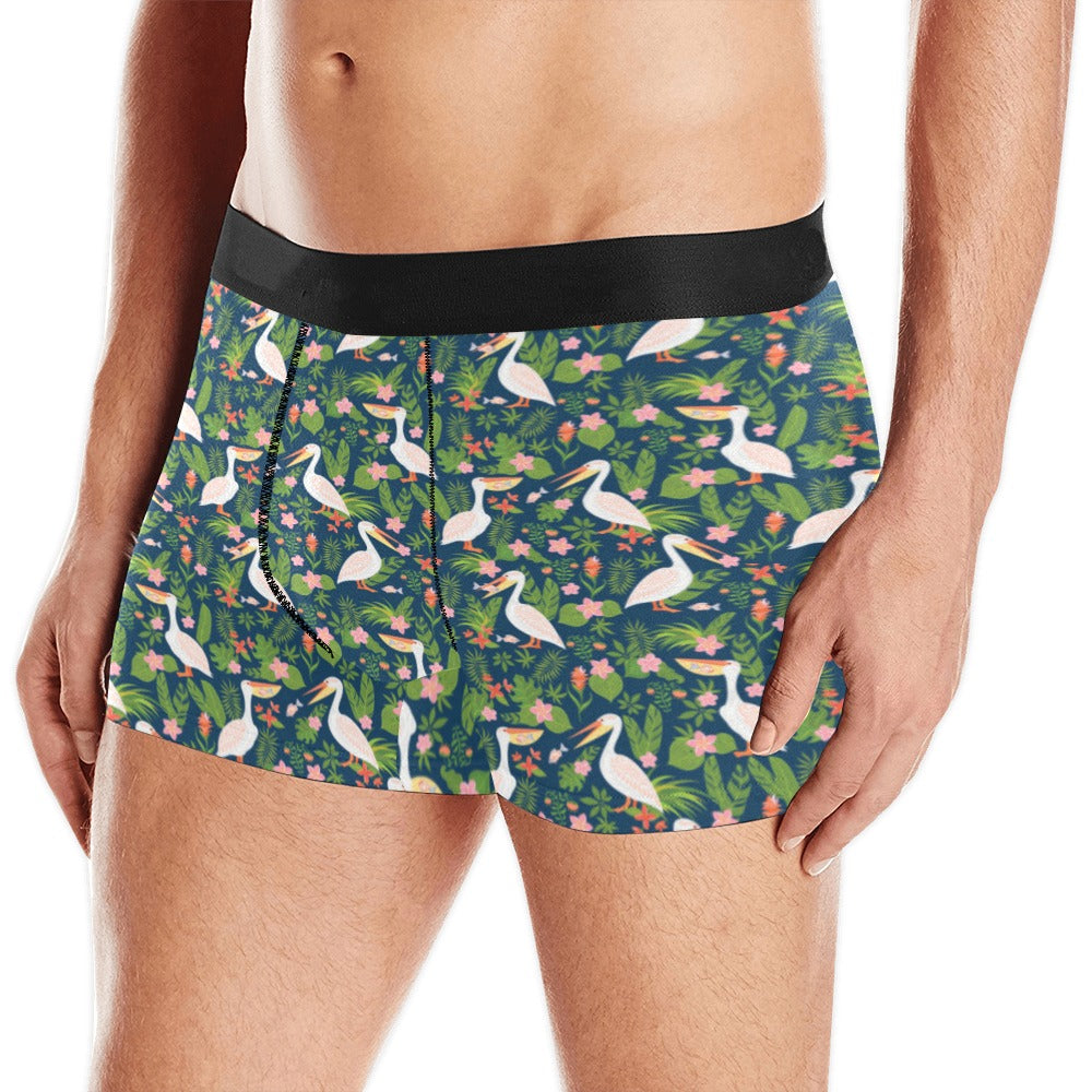 Pelican Pattern Print Design 05 Men's All Over Print Boxer Briefs Men's Underwear