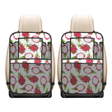 dragon fruits white background Car Seat Back Organizer