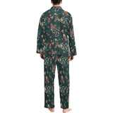 Snake forest pattern Men's Long Pajama Set