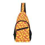 Potato Chips Pattern Print Design 05 All Over Print Chest Bag
